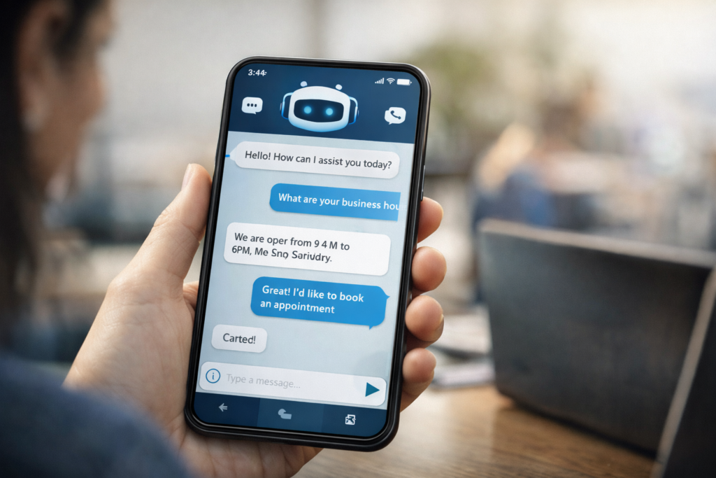 AI Automation Services using chatbot for automated customer support