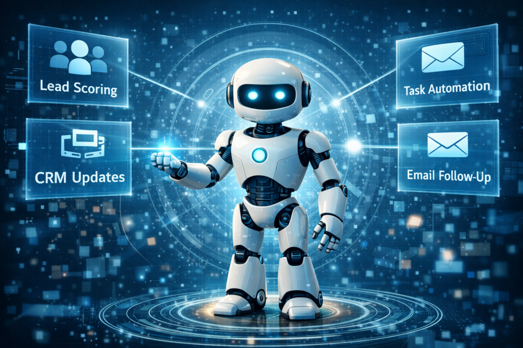 AI Automation Services with agentic AI managing automated workflows